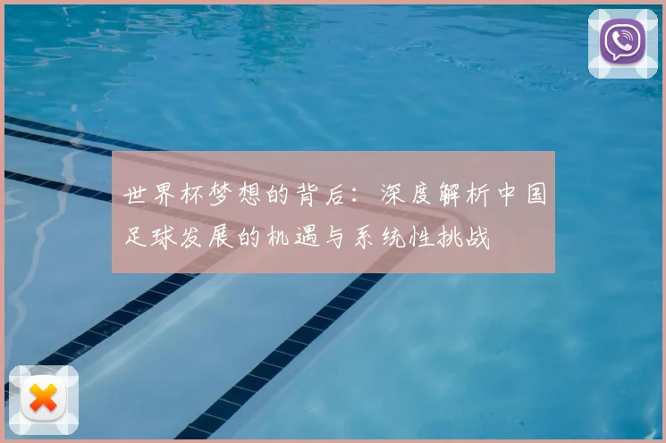 世界杯梦想的背后:深度解析中国足球发展的机遇与系统性挑战